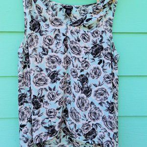 Torrid Floral print high low Tank